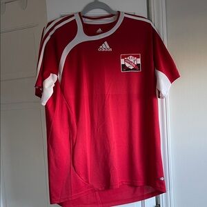 Vintage Adidas Trinidad And Tobago 2006 Home Jersey Mens Red Soccer